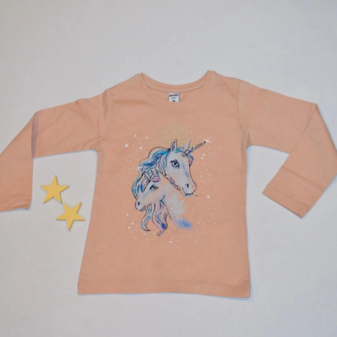 Unicorn Uzun Kollu T-Shirt