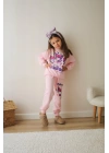 Açık Pembe Kuromi Eşofman Takım