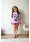 Kelebekli Minnie Şort Takım