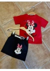 Kırmızı Minnie Etek Takım