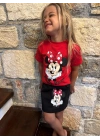 Kırmızı Minnie Etek Takım