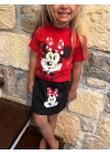 Kırmızı Minnie Etek Takım