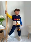 Mickey Renk Bloklu Eşofman Takım