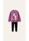 Kahve İçen Minnie Tayt Takım