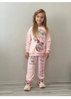 Pembe Labubu Eşofman Takım