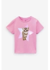 Pullu Kedili T-Shirt