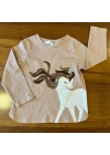 Pullu Unicorn Uzun Kollu T-Shirt