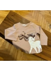 Pullu Unicorn Uzun Kollu T-Shirt