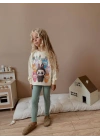 Yeşil Labubu Tayt Takım