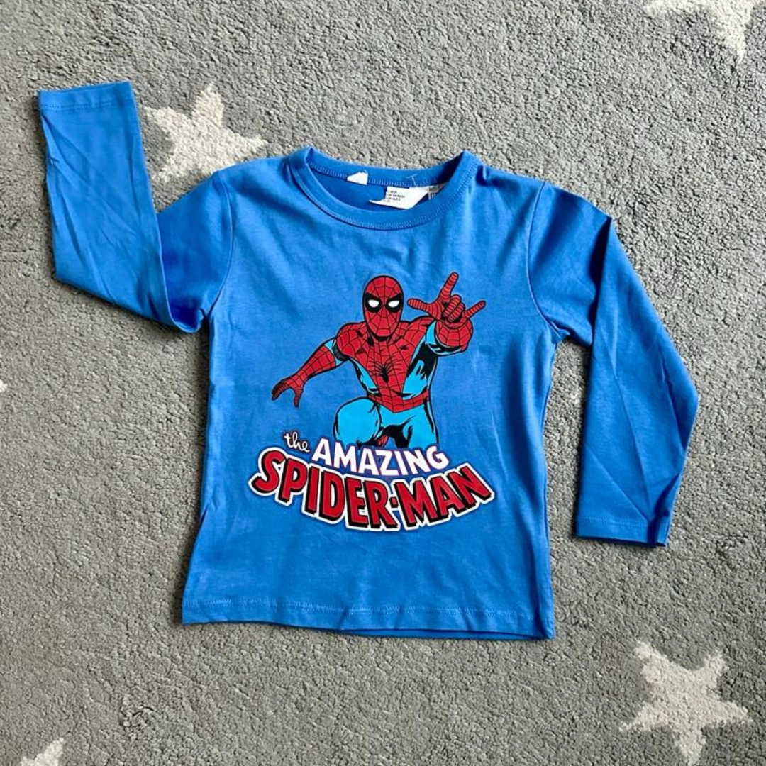 Spiderman Uzun Kollu T-Shirt