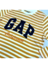 GAP Sarı Çizgili Uzun Kollu T-Shirt