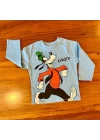 Goofy Nakışlı Uzun Kollu T-Shirt