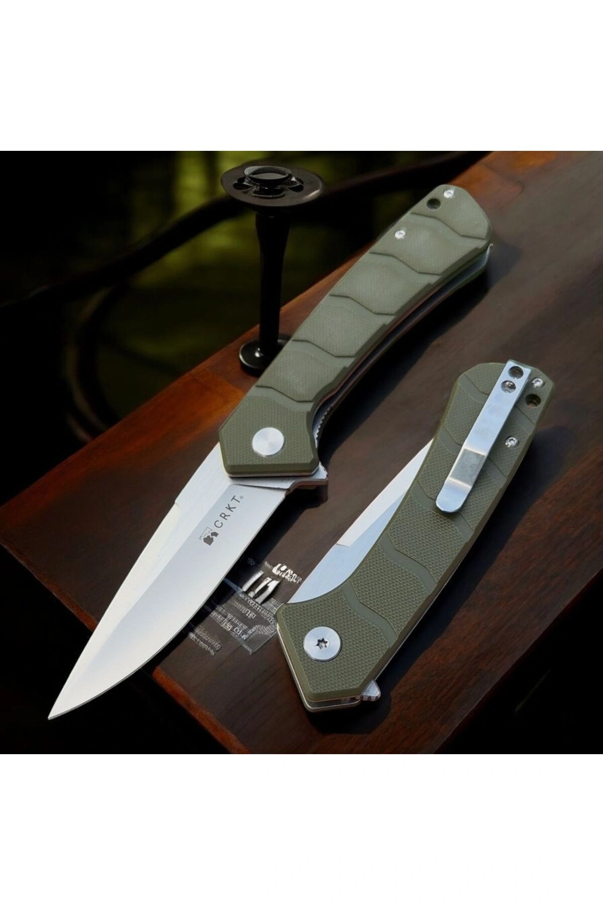 CRKT MİKA KABZE PASLANMAZ CELİK CLİPSLİ 20 CM