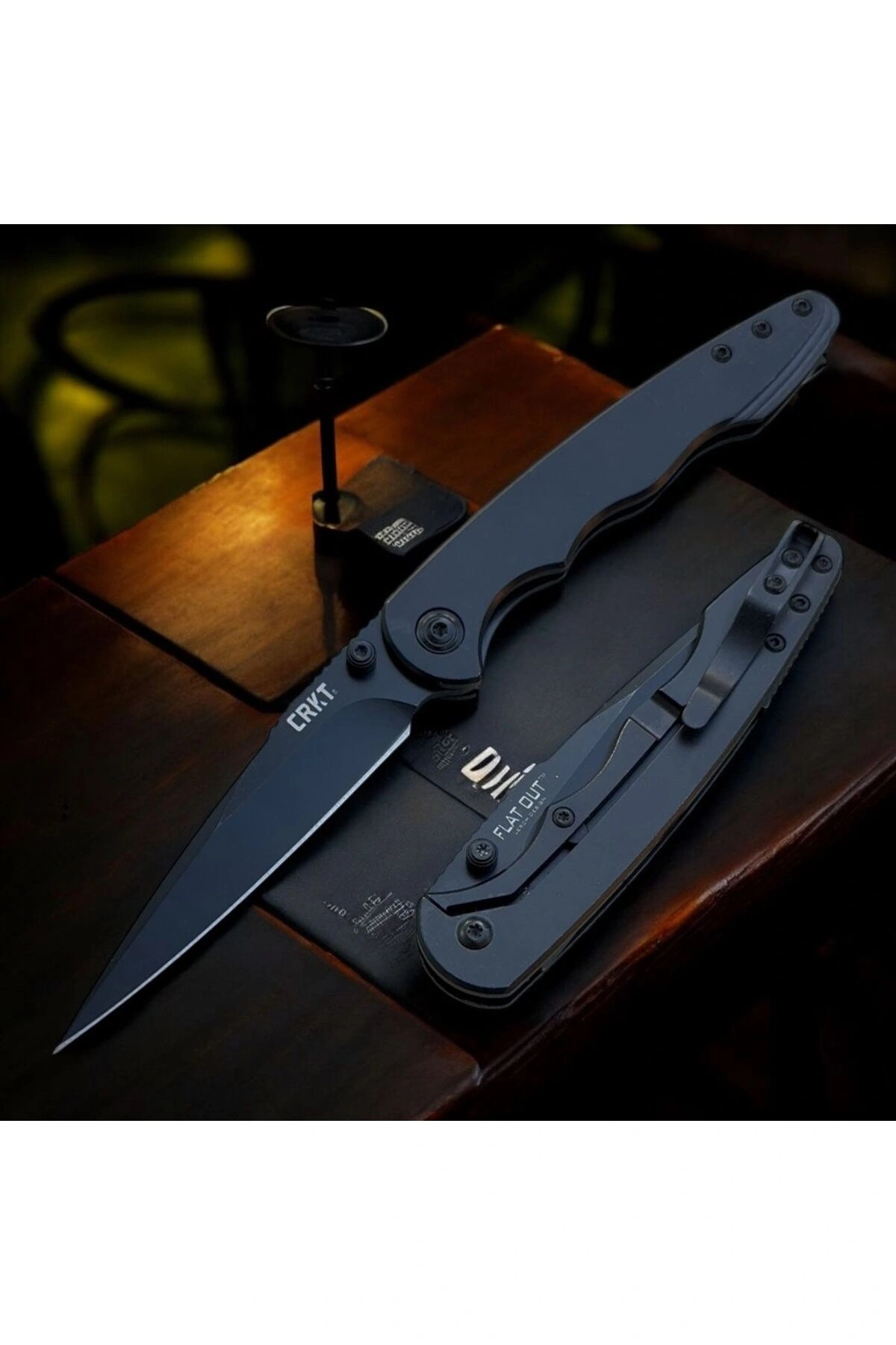 CRKT FLATOUT SİYAH 20CM