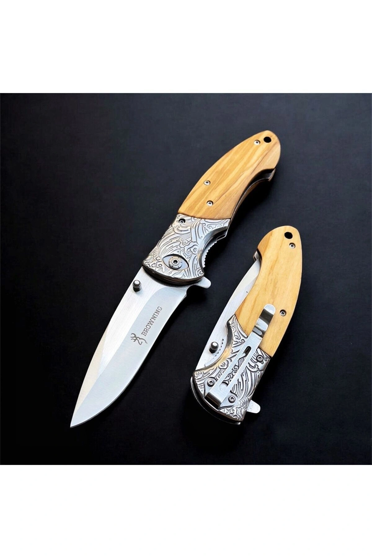 BROWNİNG AHSAP İŞLEMELİ ÇAKI 21CM