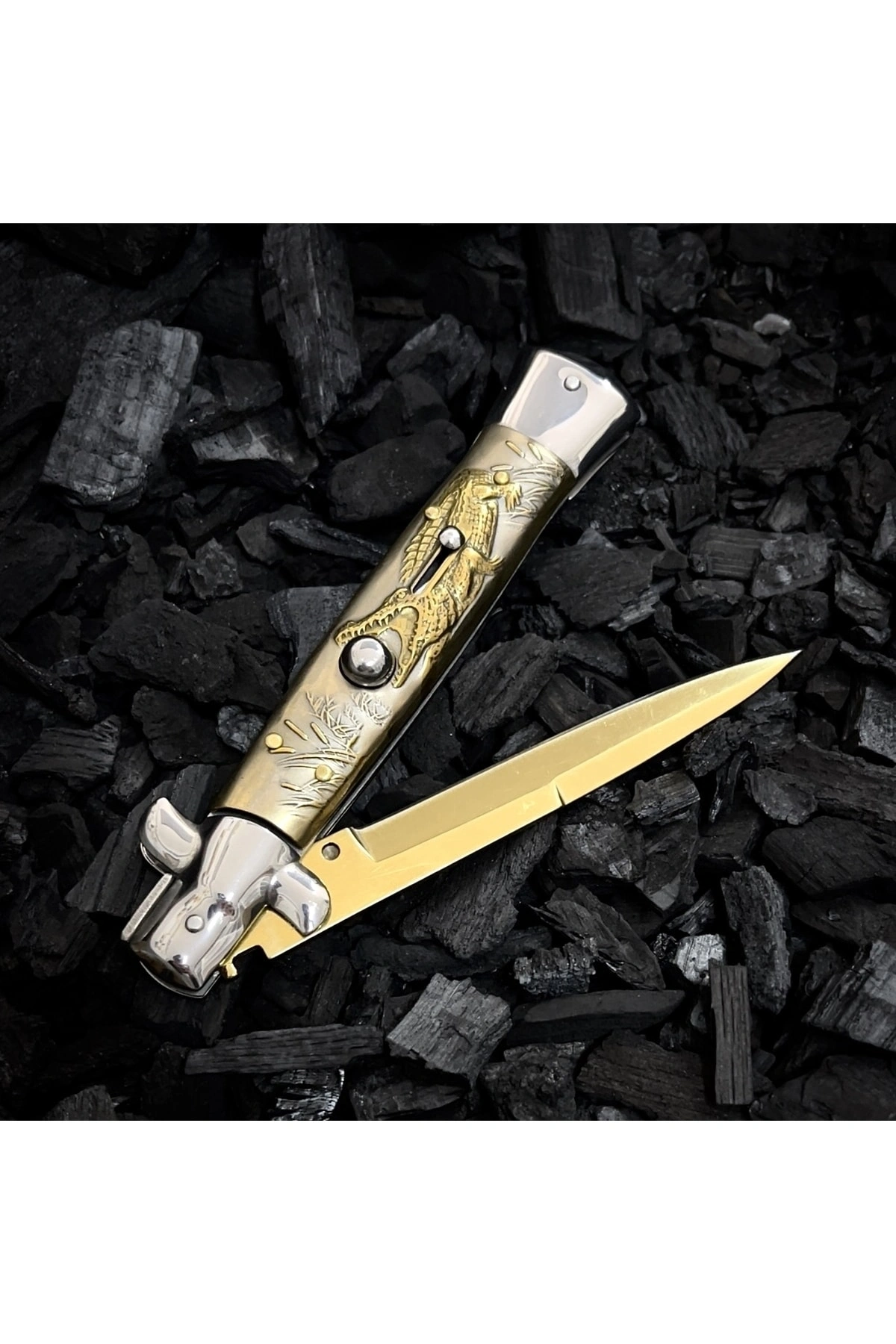 AKC 24CM TİMSAH GOLD
