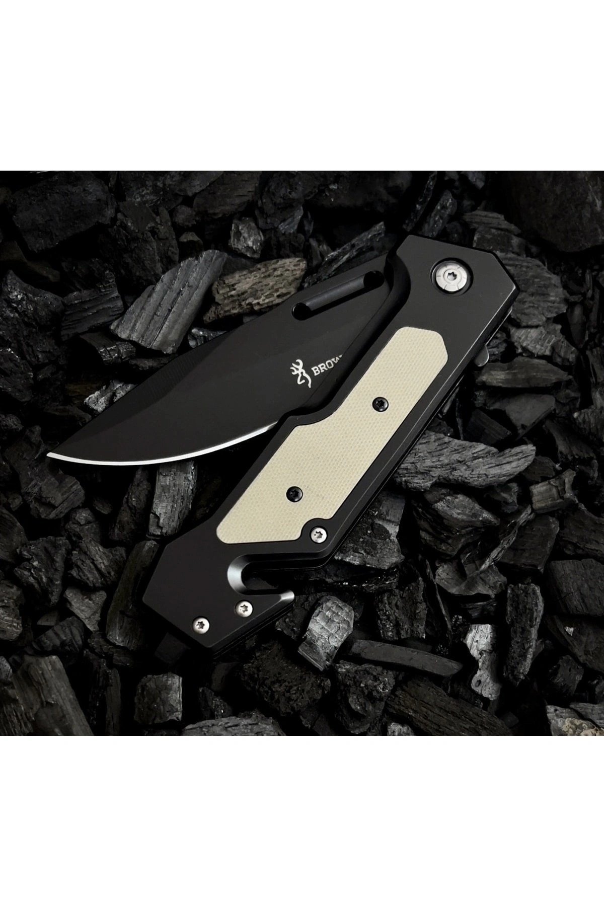 BROWNİNG SİYAH KURTARMA ÇAKISI 21 CM