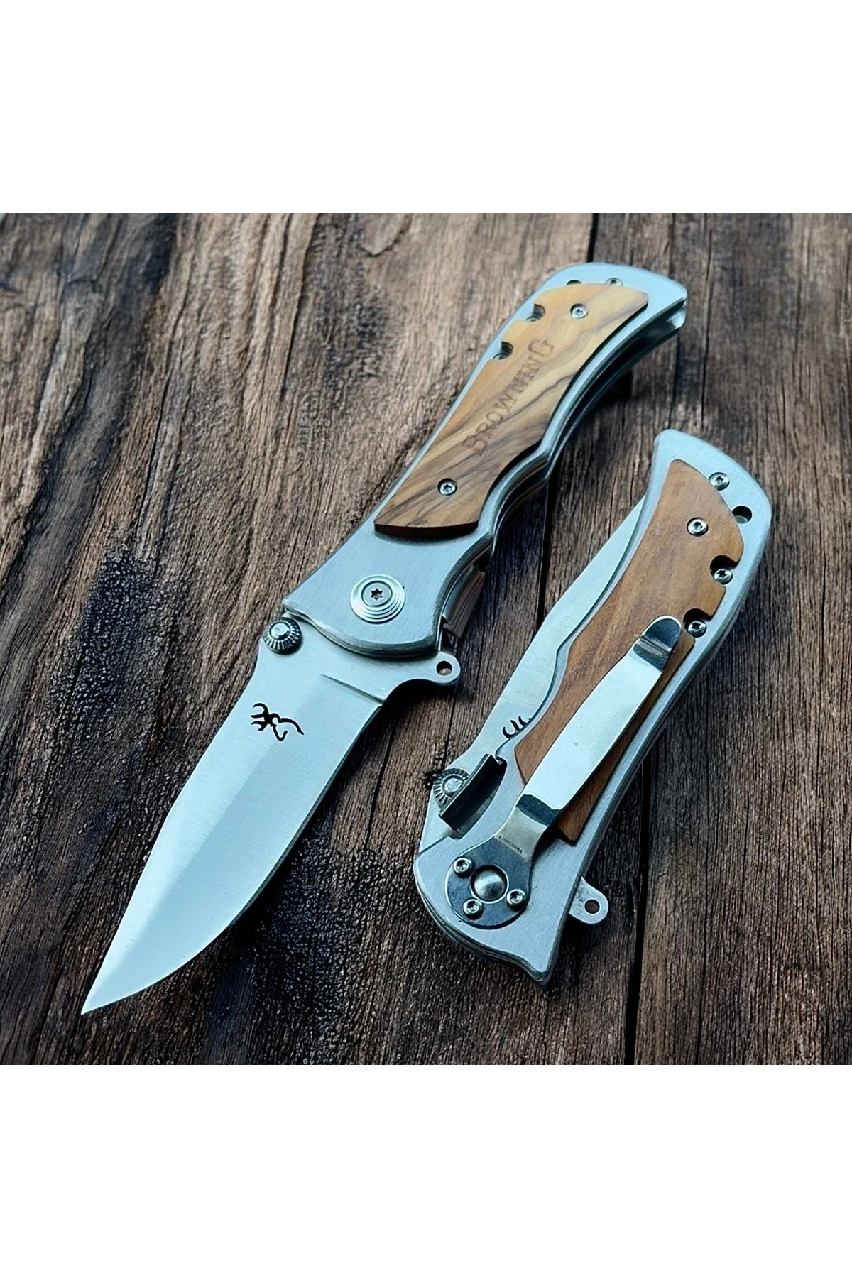 BROWNİNG ÇAKI AHSAP SAP DETAY 21 CM