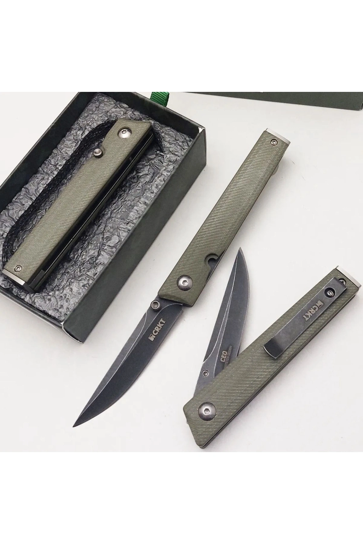 CRKT BEYEFENDİ YEŞİL ÇAKI 20 CM