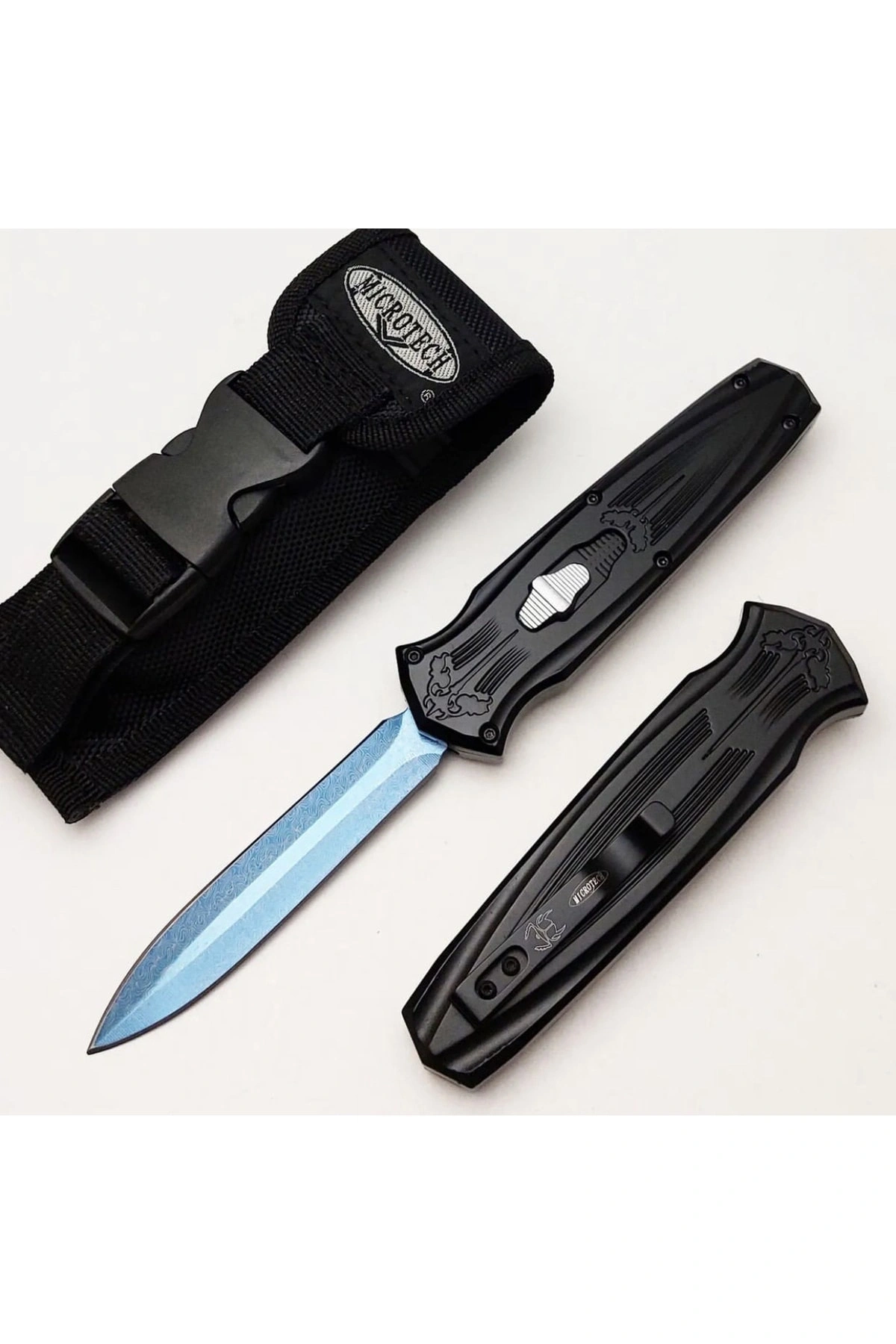 MİCROTECH SİYAH AĞZI MAVİ 21 CM