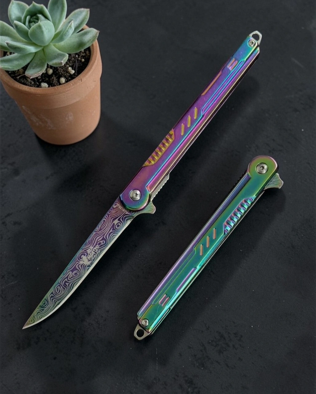 M390 METAL RAİNBOW ÇAKI 20 CM