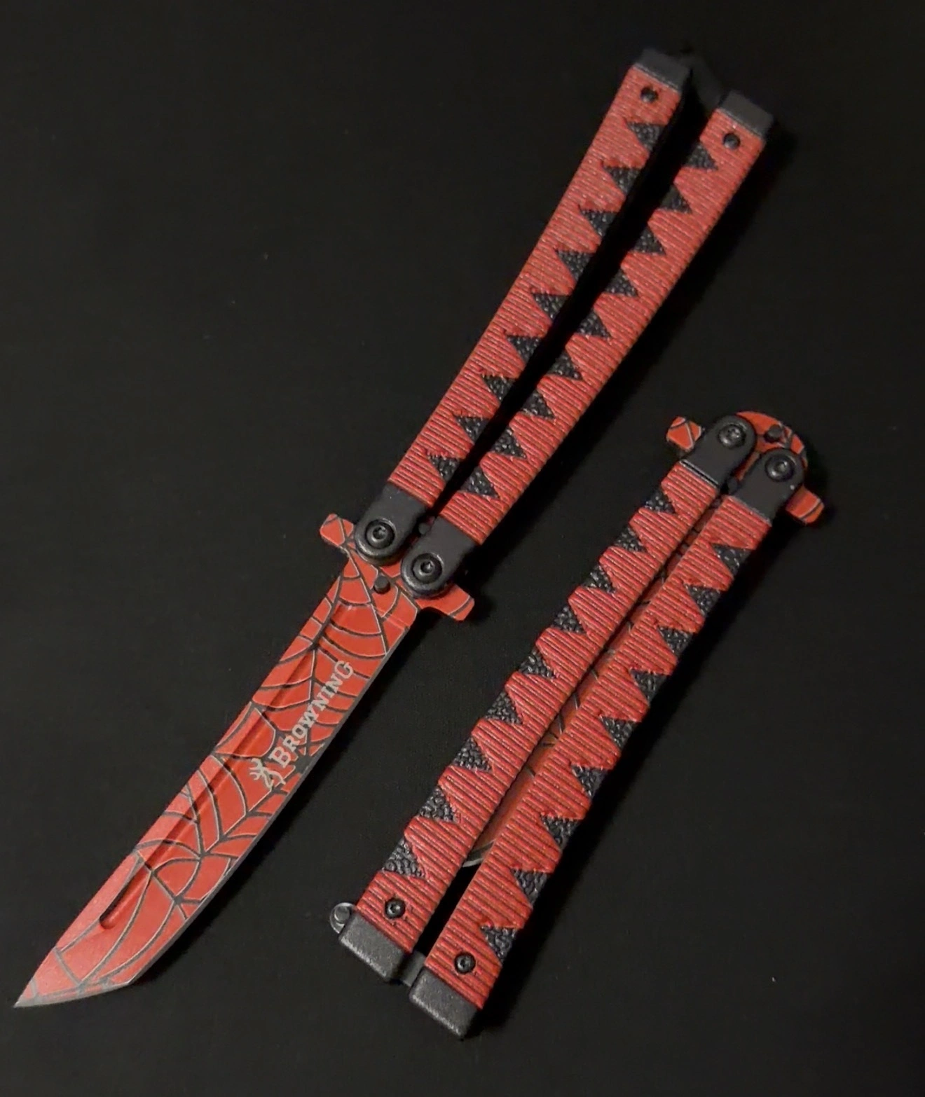 Samurai kelebek kırmızı