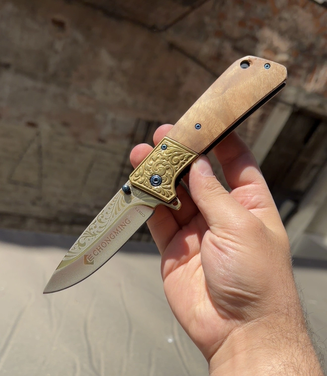 Chongming CM71 Gold Çakı