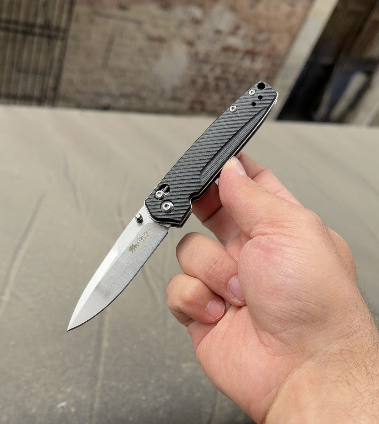 Sibirya 16cm Siyah Çakı