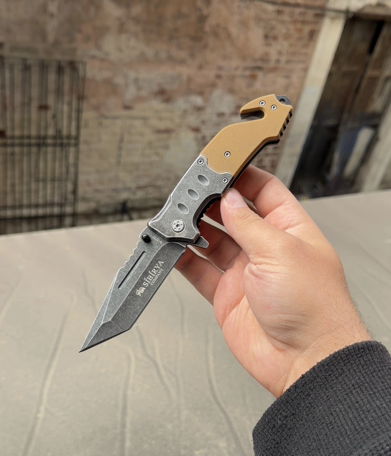 Sibirya S2232 Eskitme Çakı 21cm
