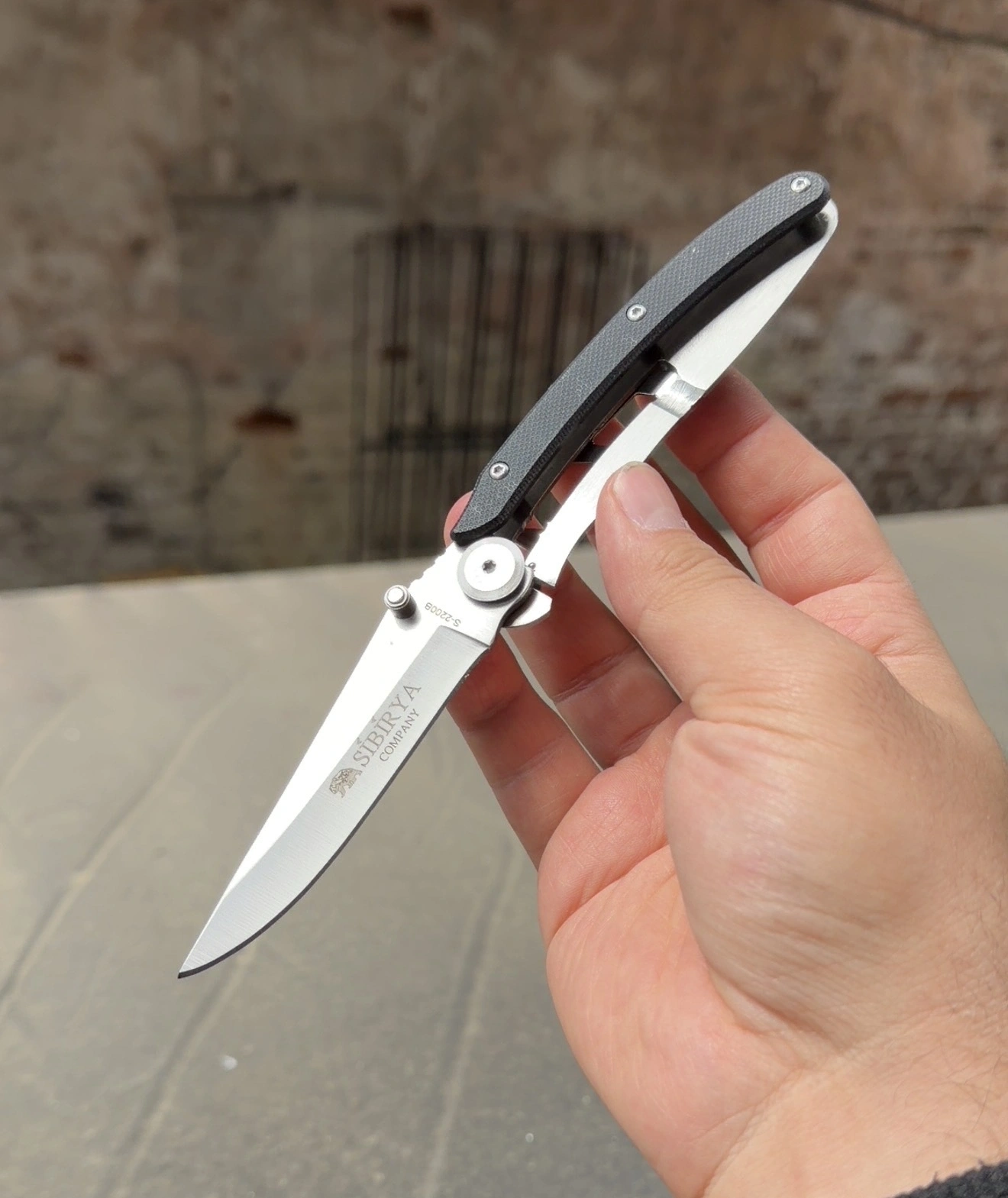 Sibirya S2200B Şık Tasarım 19cm Çakı