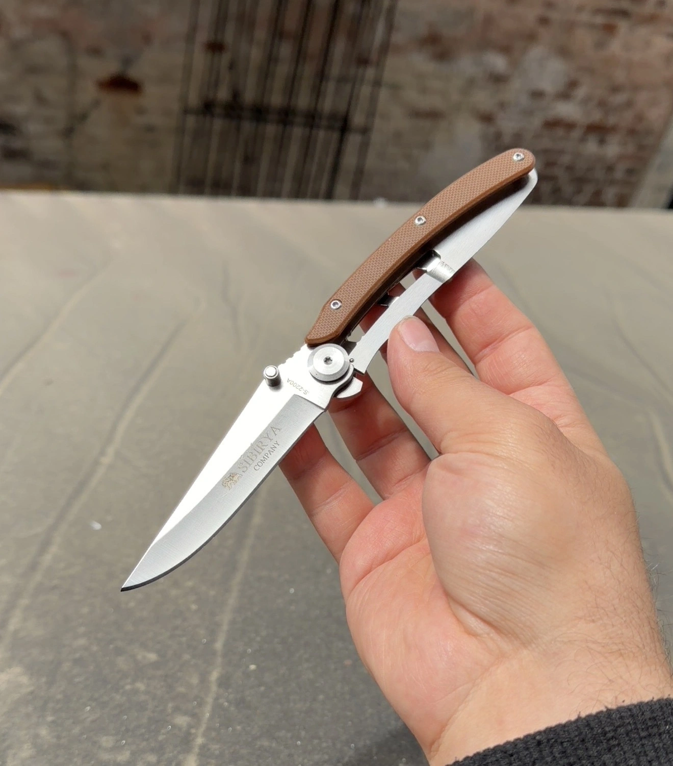 Sibirya S2200A Şık Tasarım 19cm Çakı