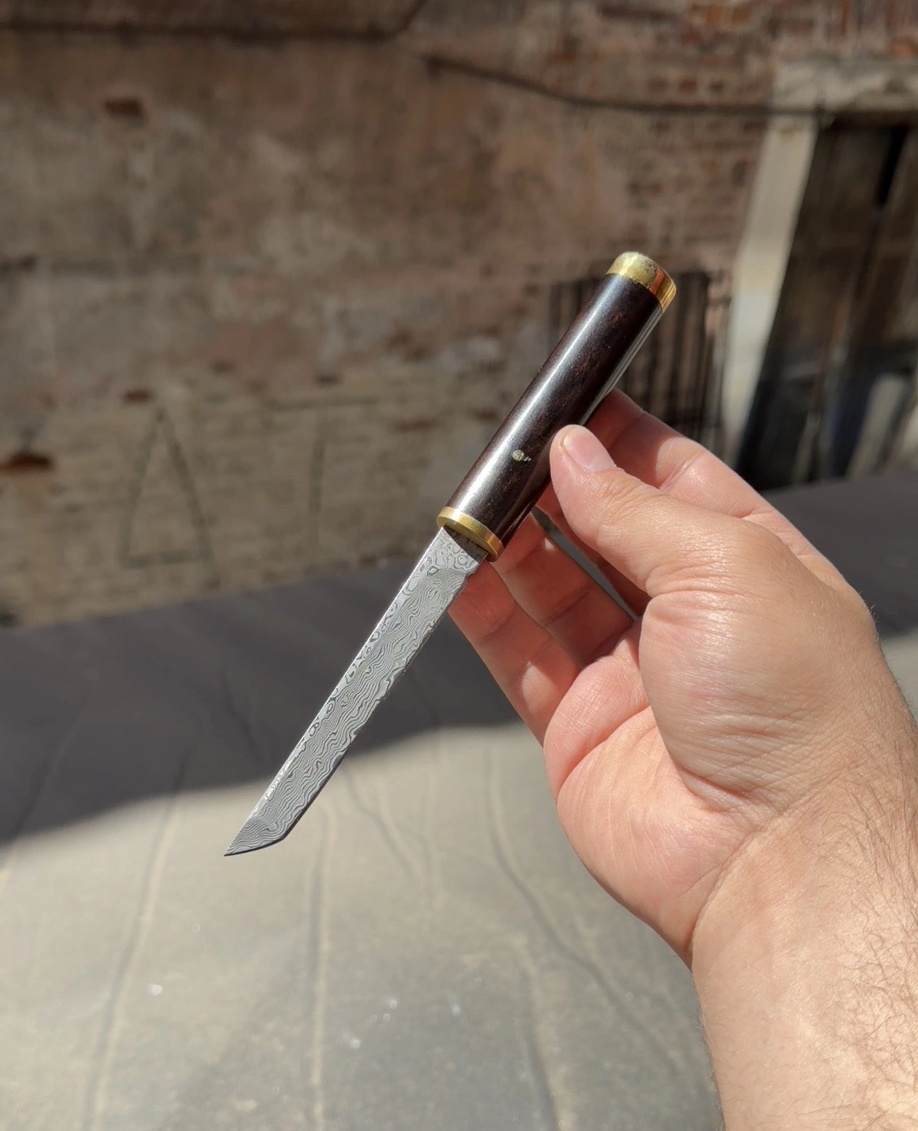SAMURAİ KAMA AHSAP İÇE GİRMELİ KALİTELİ