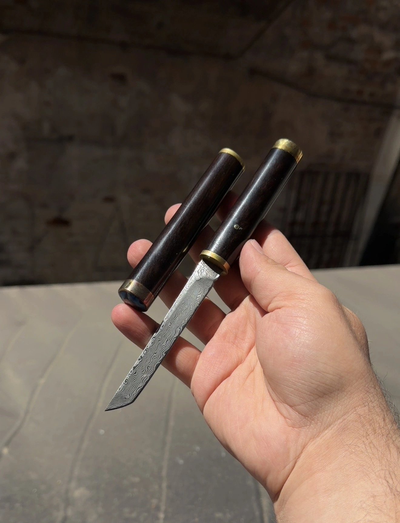 SAMURAİ KAMA AHSAP İÇE GİRMELİ KALİTELİ