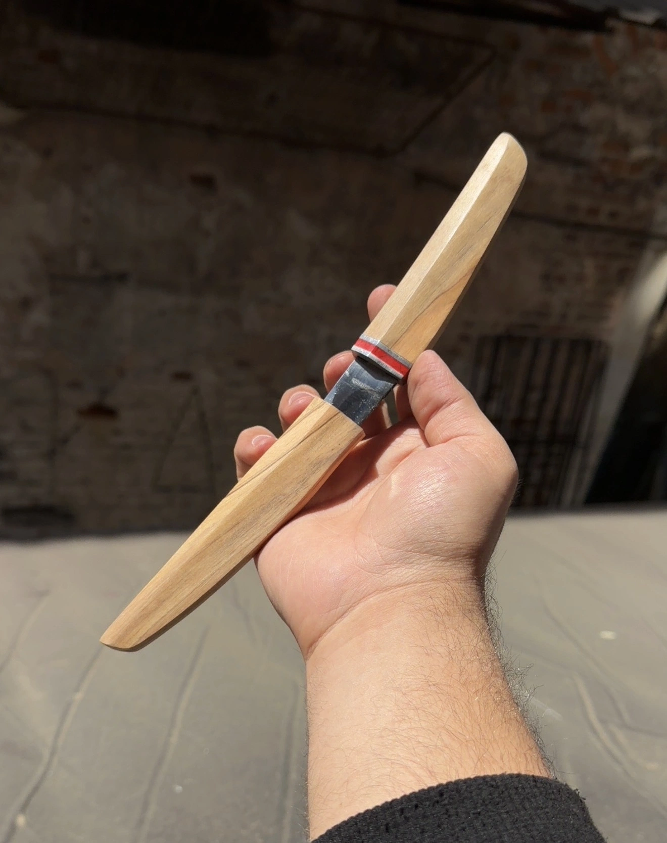 SAMURAİ KAMA AHSAP İÇE GİRMELİ KALİTELİ