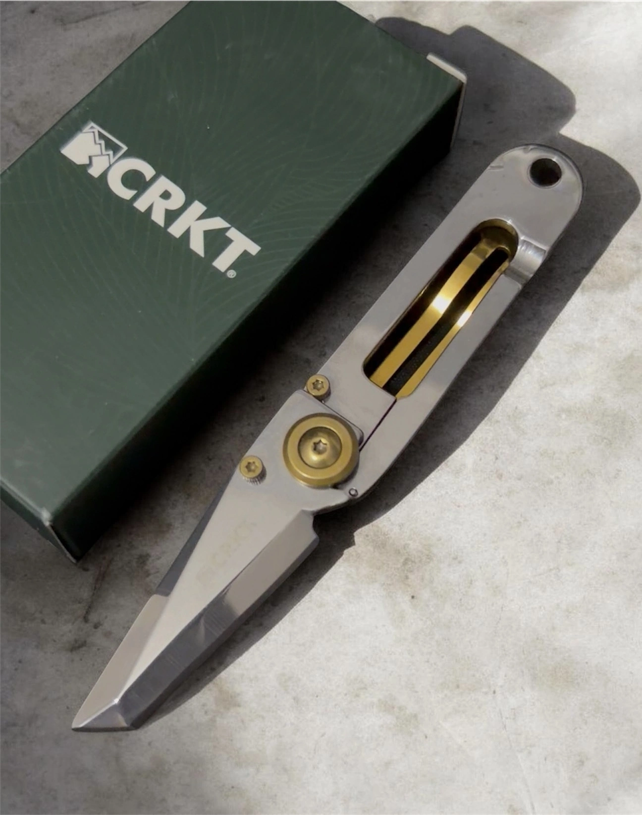 CRKT 5500 MİNİ GOLD 14 CM POLAT ALEMDAR ÇAKI