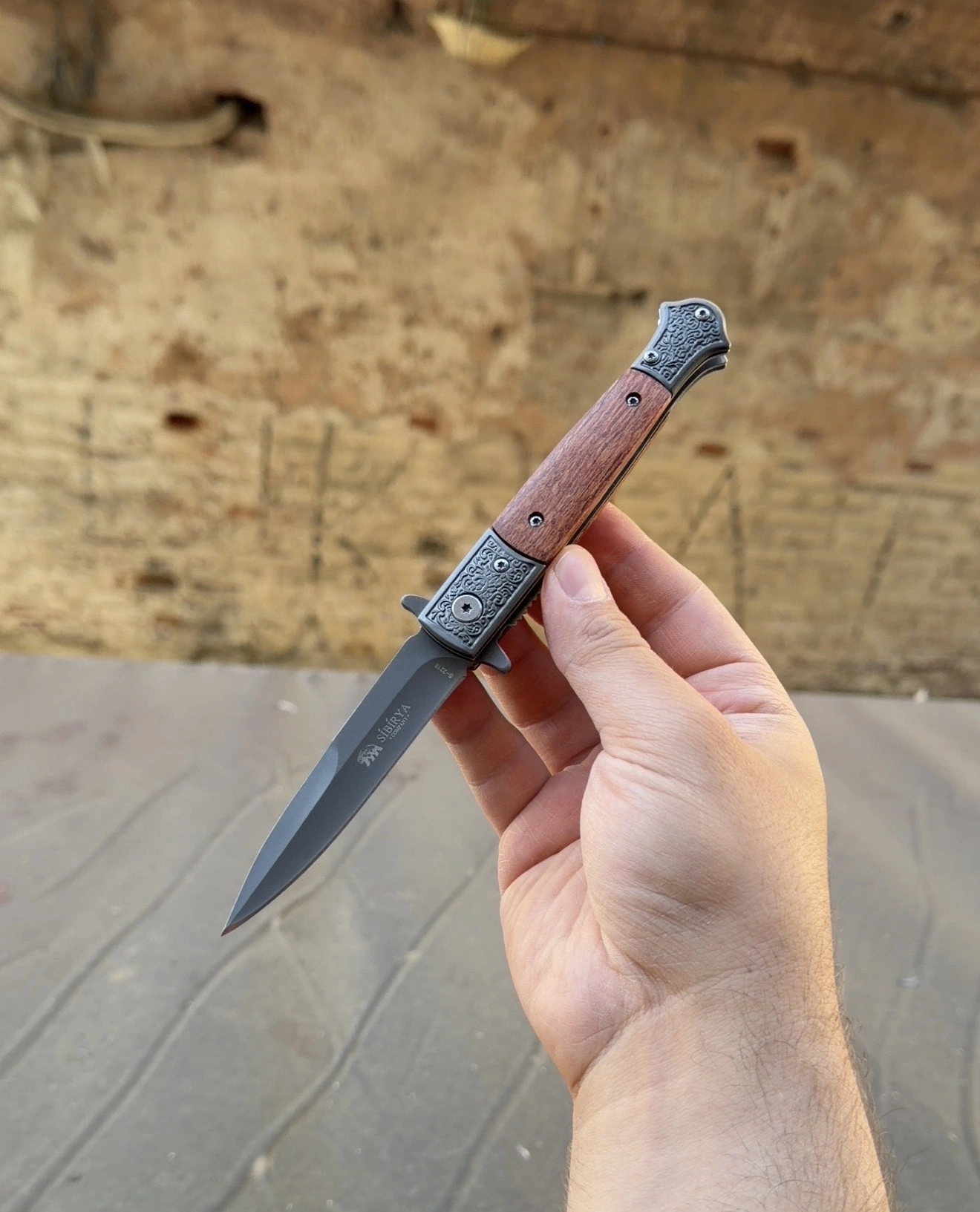 Sibirya S2219 Ahsap Çakı 19cm