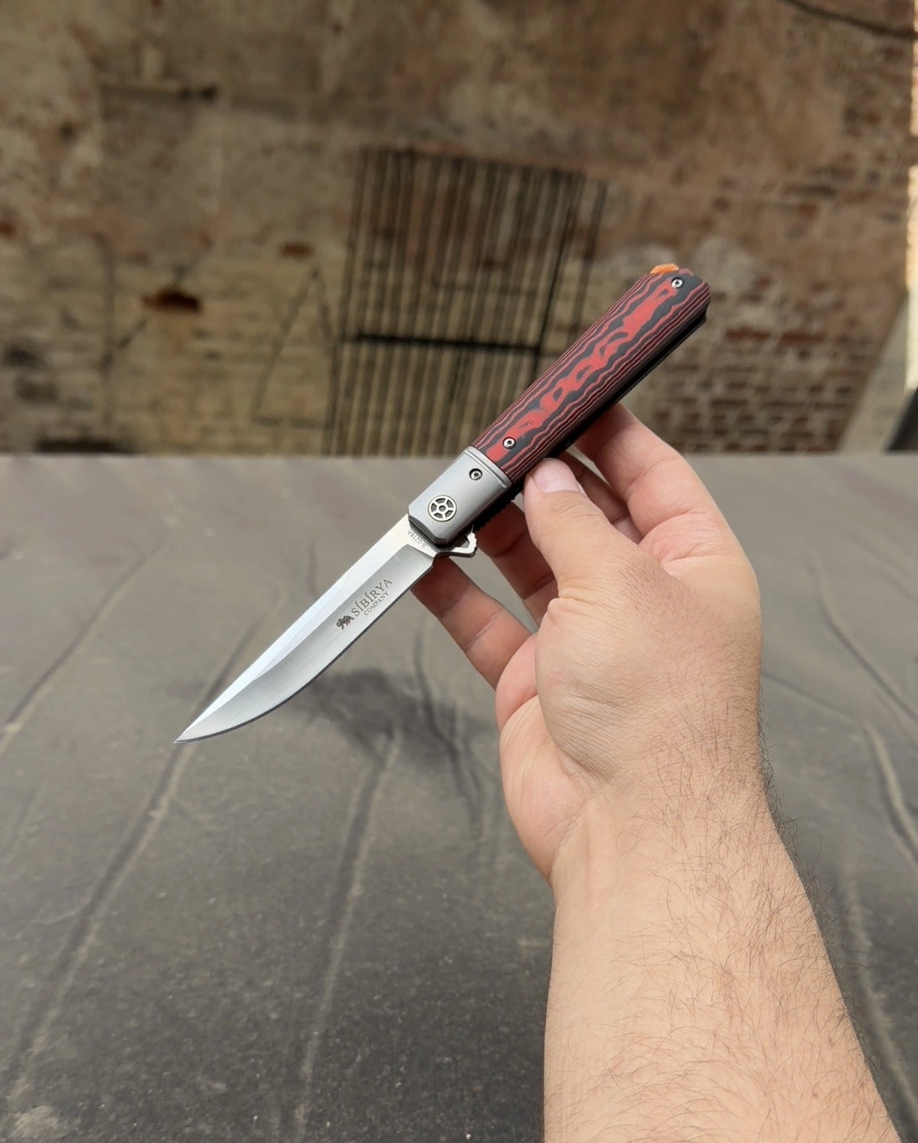 Sibirya S2216 A İnce Ahsap Çakı 21cm