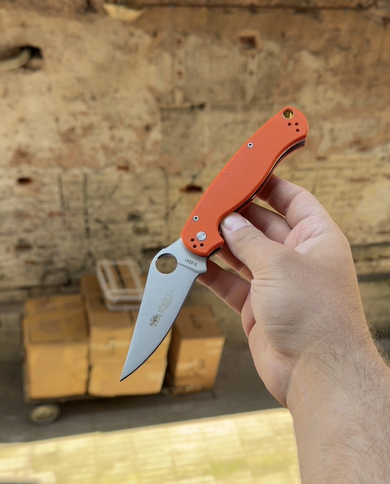 Sibirya S2241 Spyderco Model Çakı