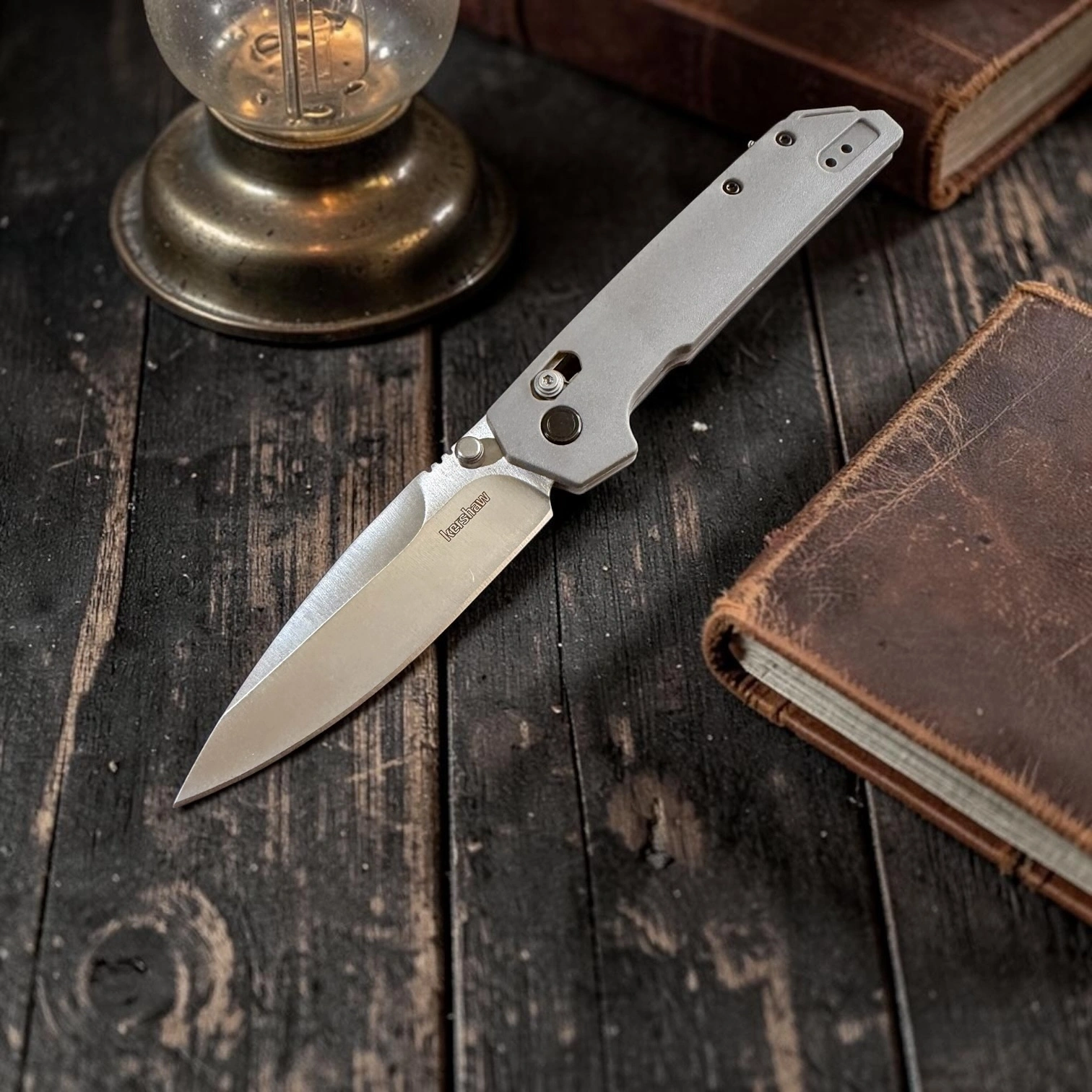 KERSHAW 2038 GRİ Gümüş 21cm