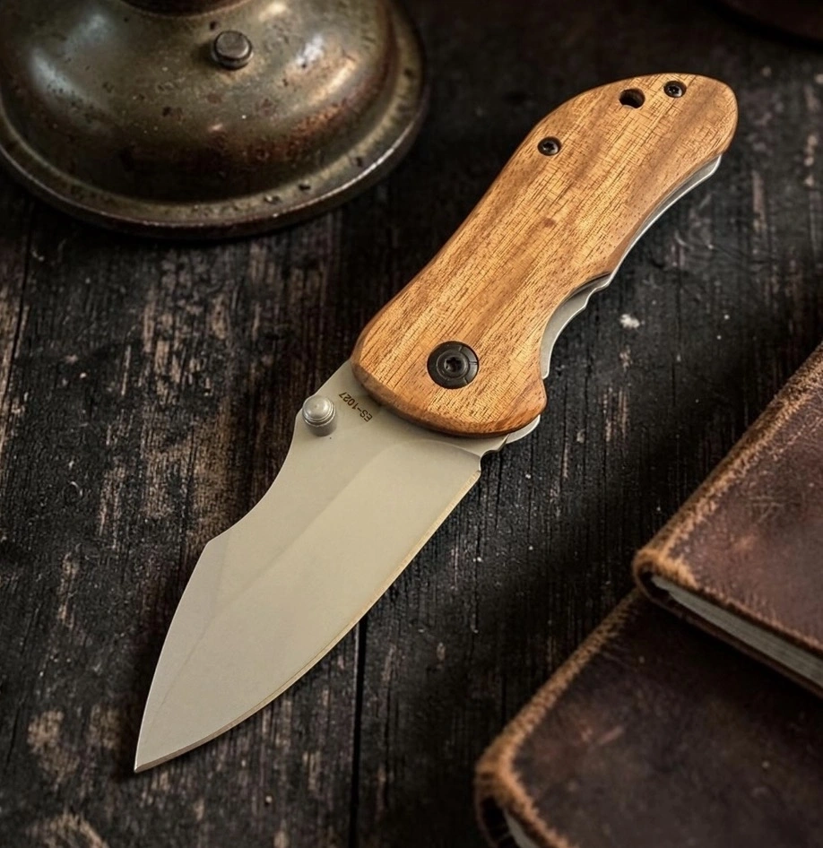 ES1027 Mini Boy Ahsap Kabze Çakı 14cm