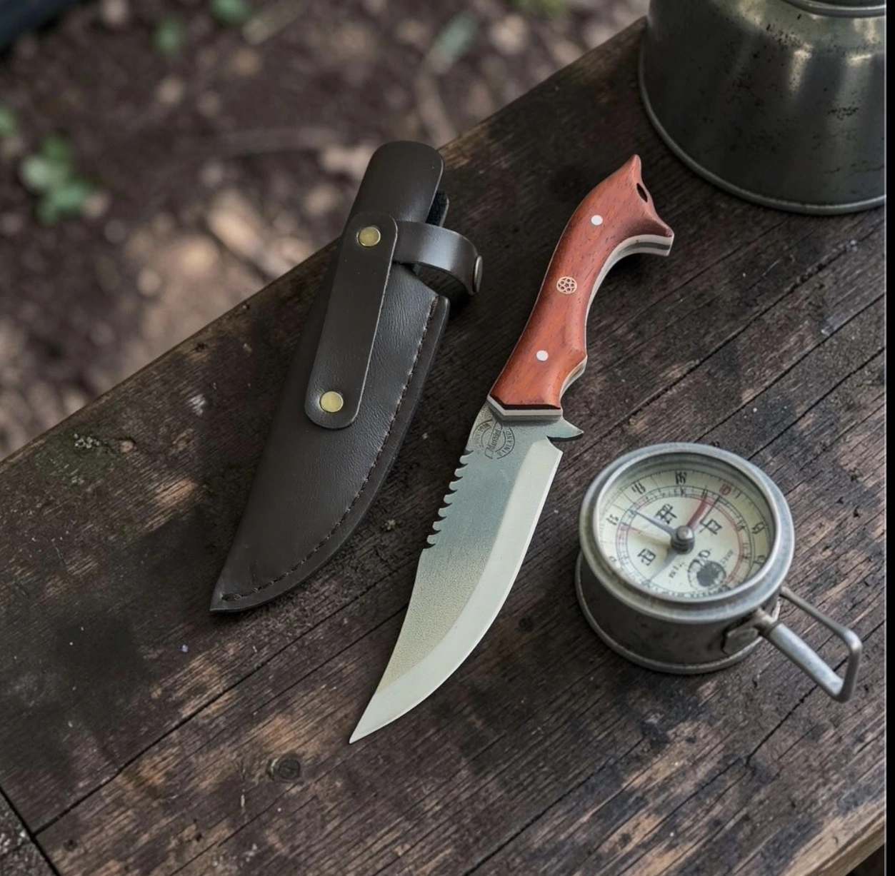 Kurt Saplı 21cm Outdoor Bicak