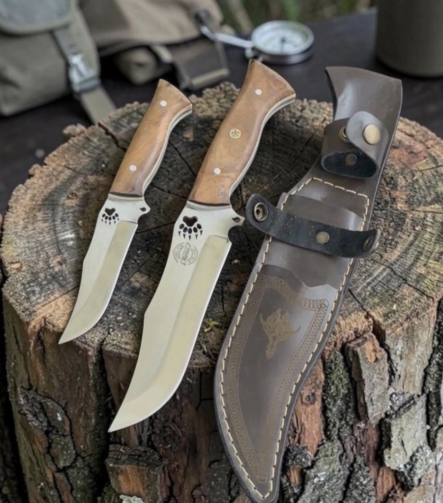 Babalı Oğullu 2adet Kamp Autdoor Bicak 24cm-16cm