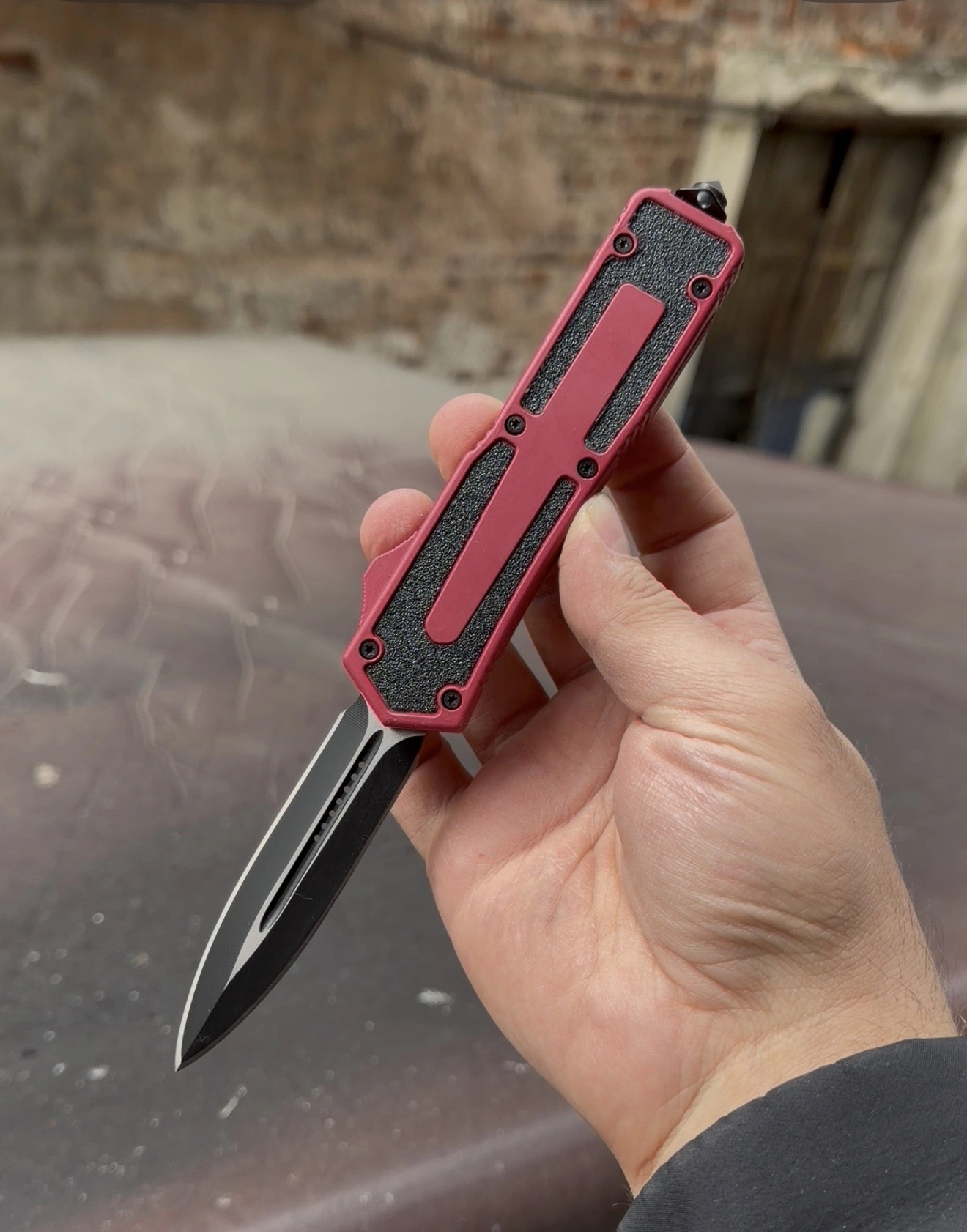 MİCROTECH TAŞLI 21 CM KIRMIZI
