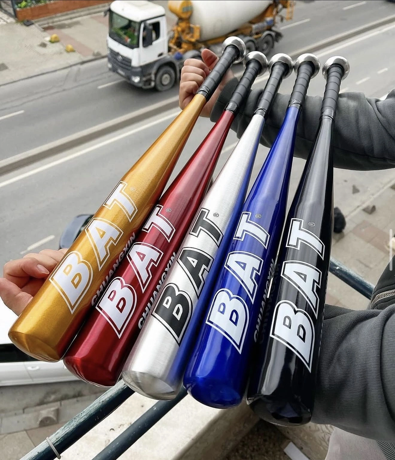 BAT aliminyum 3mm kalınlık 65 cm beyzbol sopası