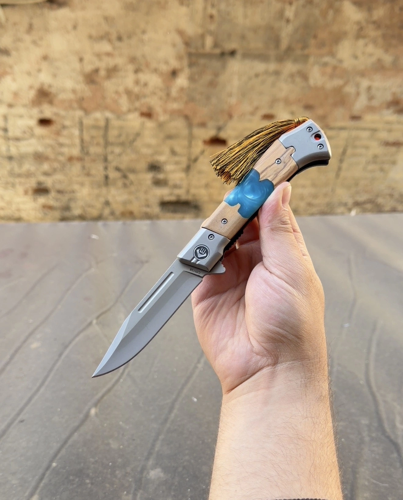 Chongming CM138 Pleksi Ahsap Kabze 22cm