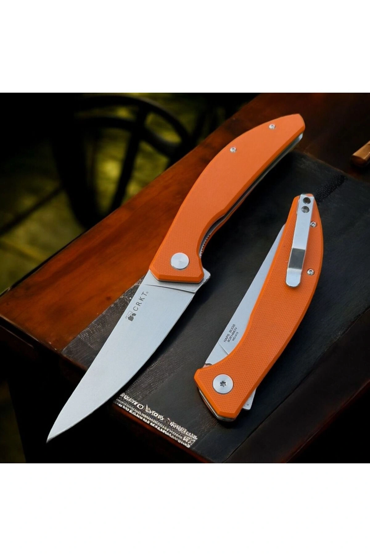 CRKT TURUNCU MİKA KABZE ÇAKI 20 CM