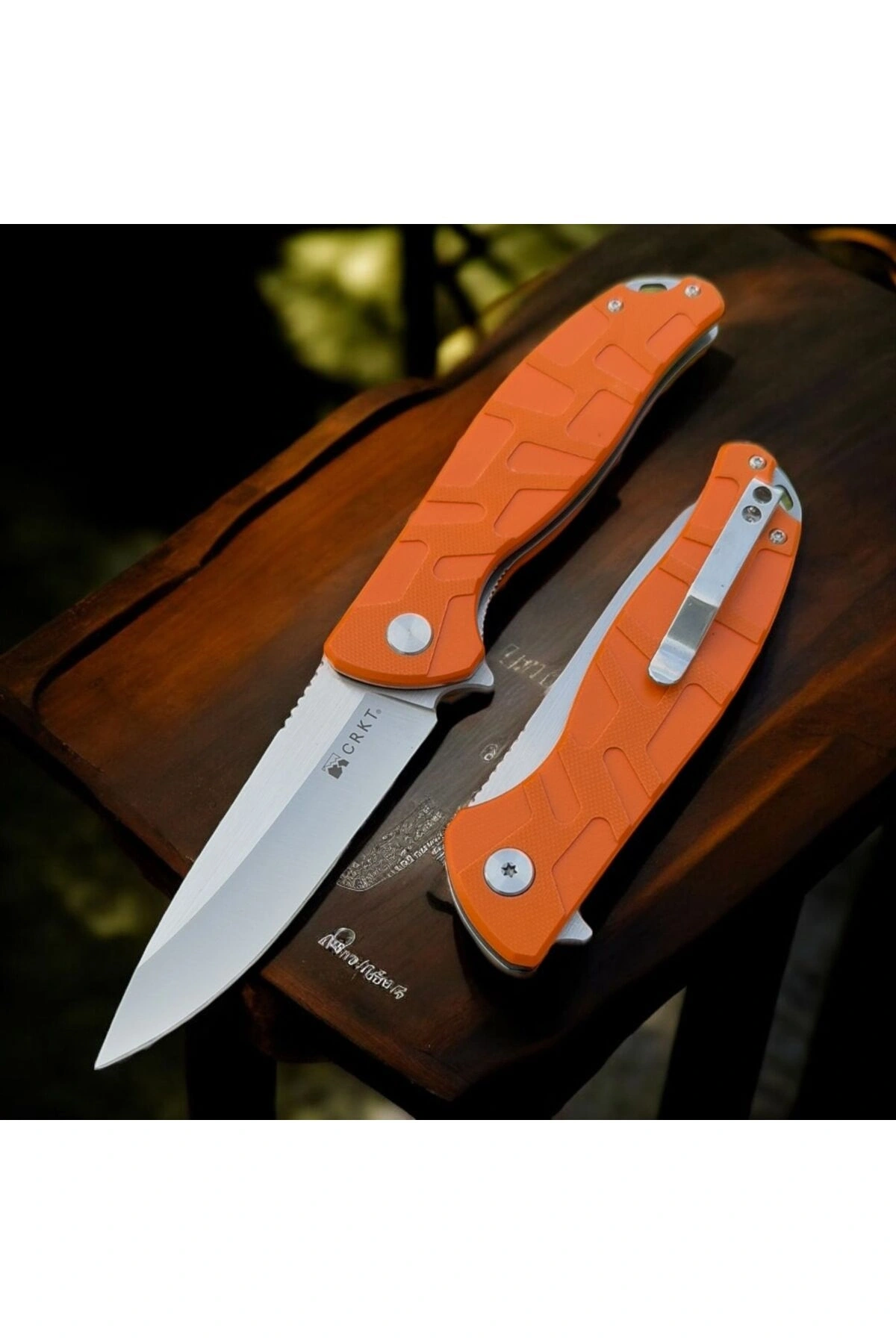 CRKT TURUNCU MİKA KABZE ÇAKI 20 CM