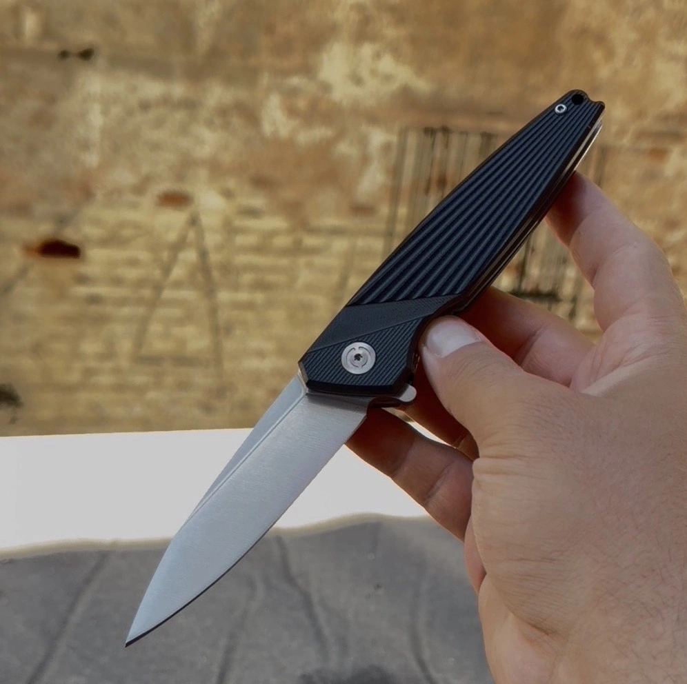D2 ÇELİK / 1059BK SİYAH KABZE KALİTELİ ÇAKI 21CM