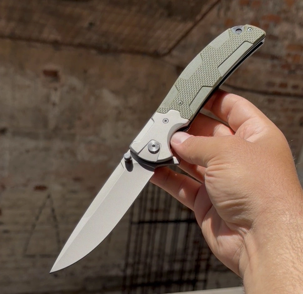 D2 ÇELİK / 2362 GRN YEŞİL KABZE KALİTELİ ÇAKI 23CM