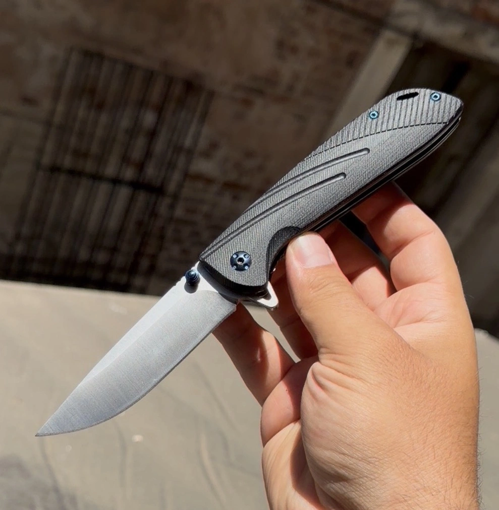 D2 ÇELİK / SİYAH KABZE PASLANMAZ ÇELİK 21CM